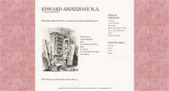 Desktop Screenshot of edwardardizzone.org.uk